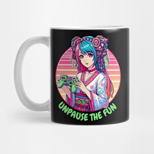 Unpause the fun gamer girl Mug